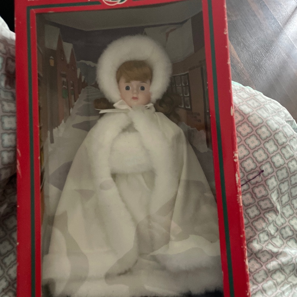 Holiday Porcelain Doll